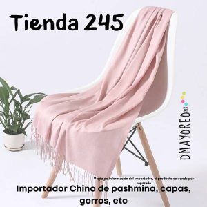 Importador chino de pashminas