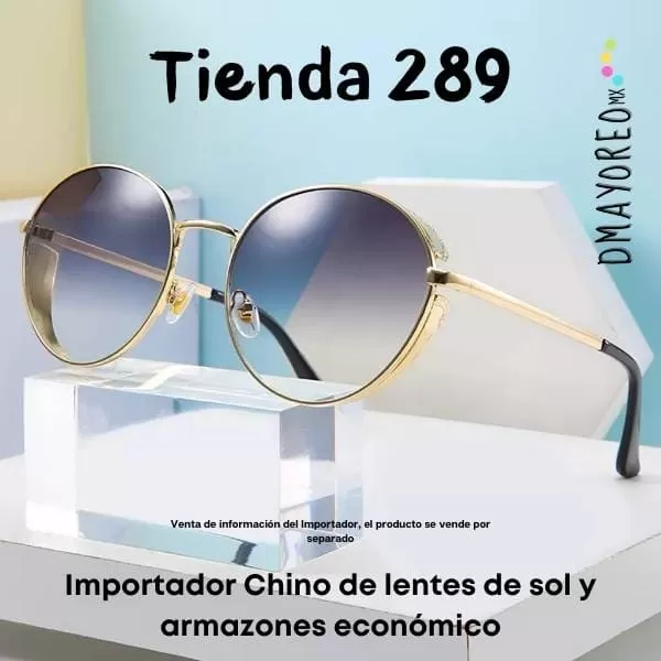 Tienda 289: Importador de lentes de sol por mayoreo 1 lentes de sol por mayoreo