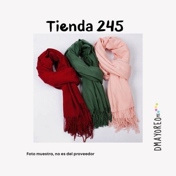 Categoría única 59 pashminas por mayoreo