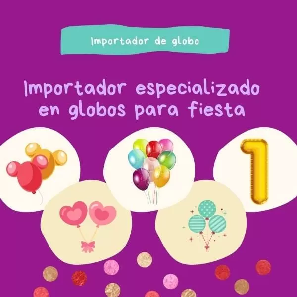Tiendas chinas con venta al mayoreo en CDMX 12 globos para fiestas