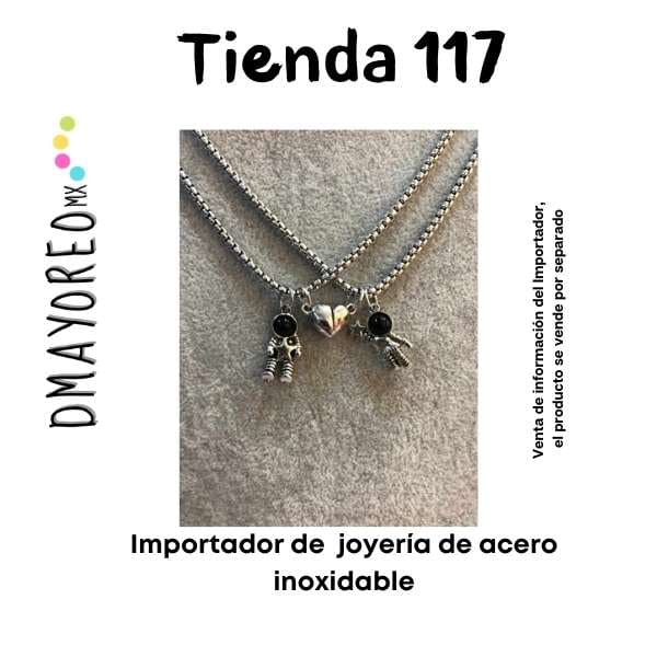 Tienda 117: Importador de joyería de acero inoxidable al mayoreo 1 Tienda 117: Importador de joyería de acero inoxidable al mayoreo