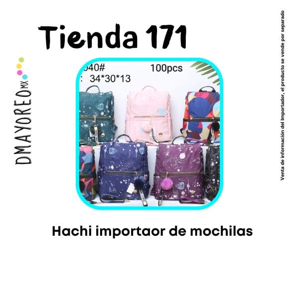 Tienda 171: Importador de mochila escolar al mayoreo 1 Tienda 171: Importador de mochila escolar al mayoreo