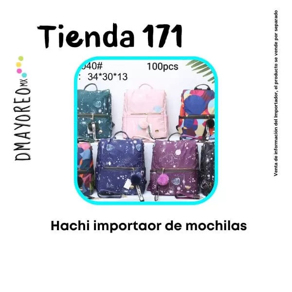 Tienda 171: Importador de mochila escolar al mayoreo 1 Tienda 171: Importador de mochila escolar al mayoreo