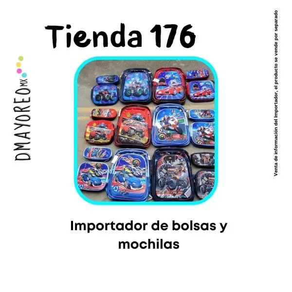 Tienda 176: Importador de mochila infantil al mayoreo 1 Tienda 176: Importador de mochila infantil al mayoreo