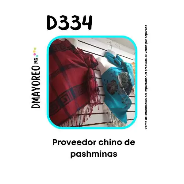 proveedor chino de pashminas