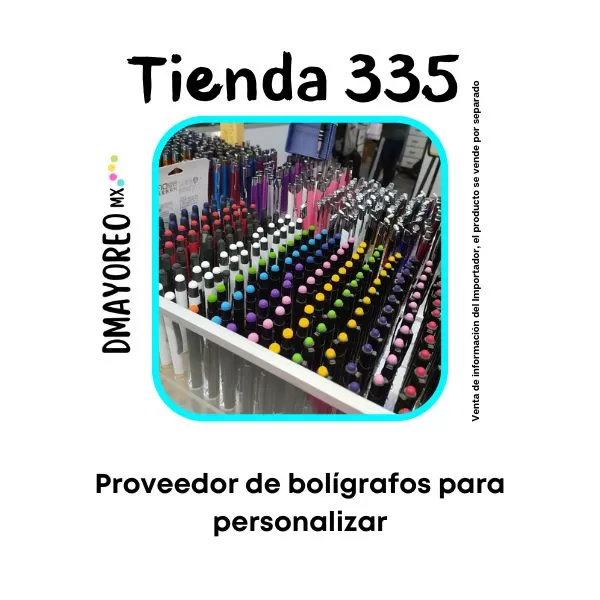 Tienda 335: Distribuidor de boligrafos para personalizar al mayoreo 1 boligrafos para personalizar