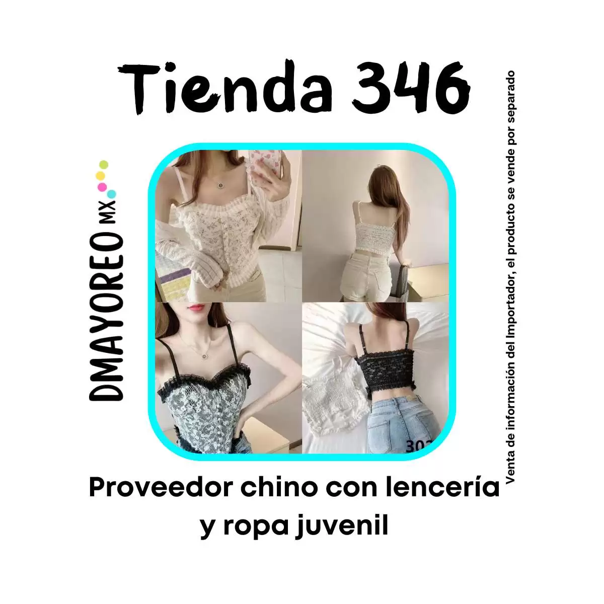 Tienda 346: Importador con venta de ropa interio por mayoreo 1 Tienda 346: Importador con venta de ropa interio por mayoreo