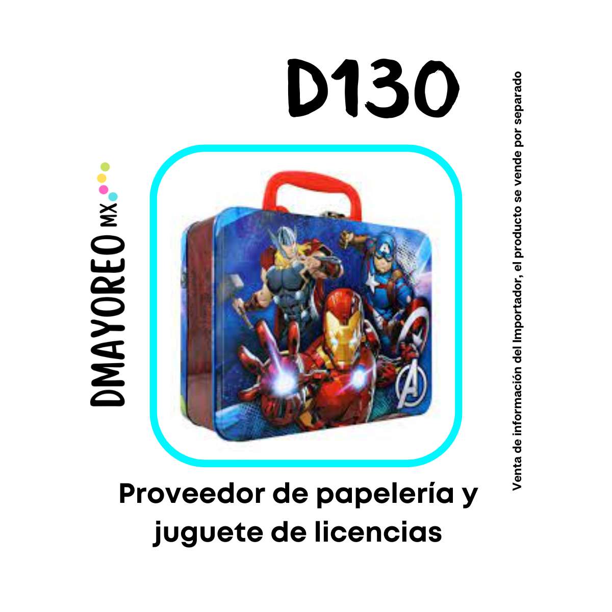Categoría única 19 lonchera metalica por mayoreo - Dmayoreomx