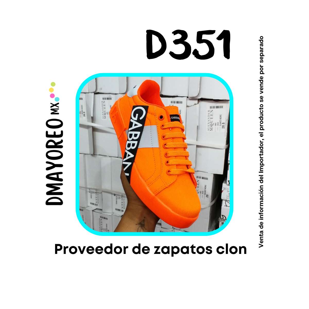 Categoría única 13 Tenis clones - Dmayoreomx
