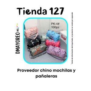importación de bolas y mochilas