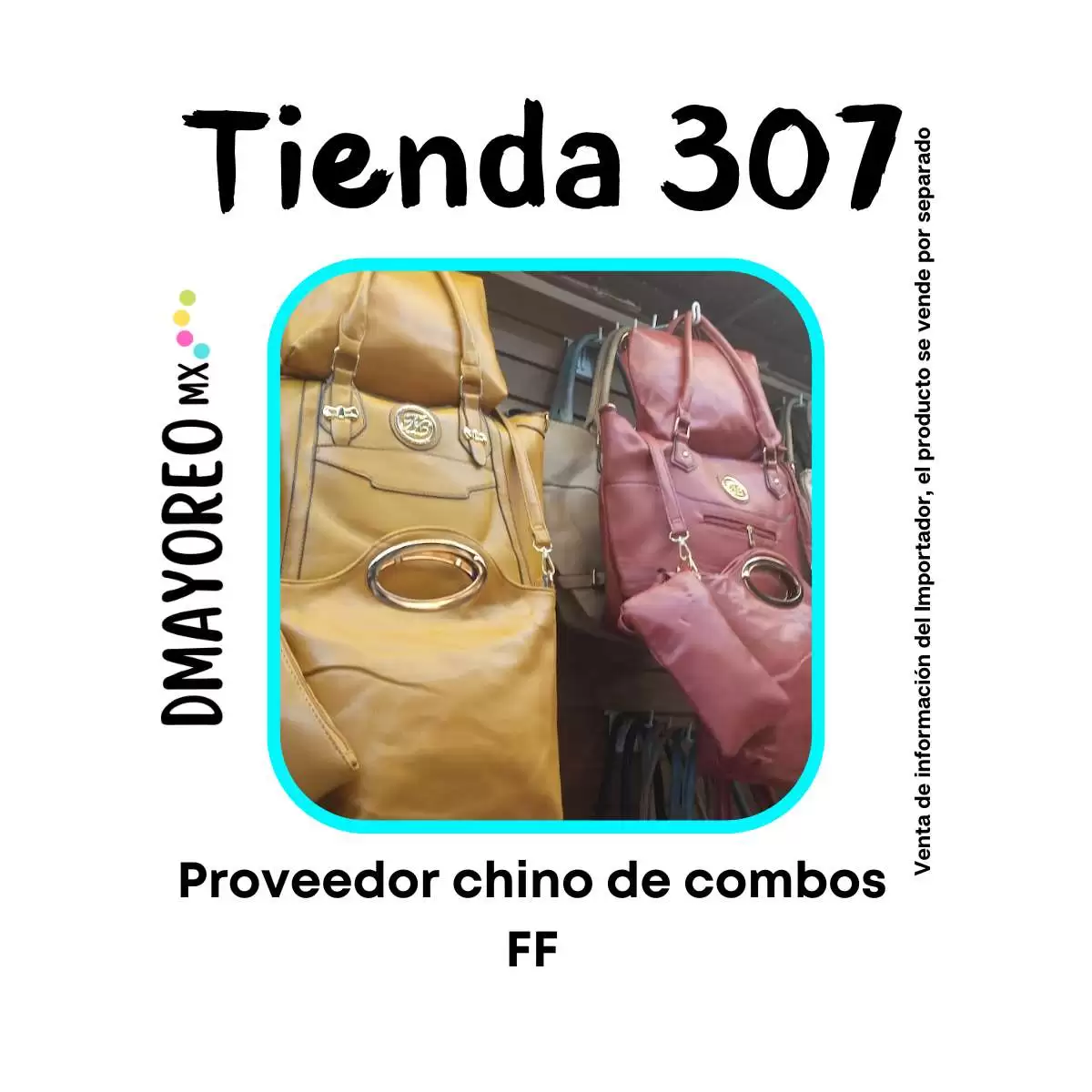 Tienda 307: Proveedor chino con combos de bolsas FF por mayoreo 1 Proveedor chino con combos de bolsas FF - Dmayoreomx