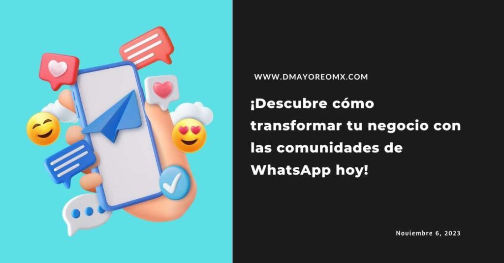 Inicio 161 comunidades de whatsapp