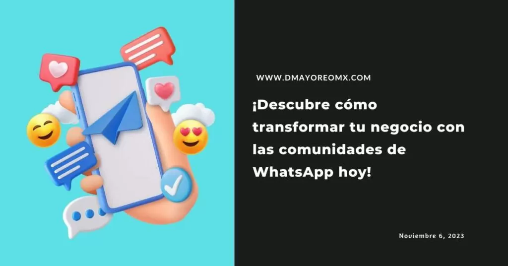 Inicio 161 comunidades de whatsapp